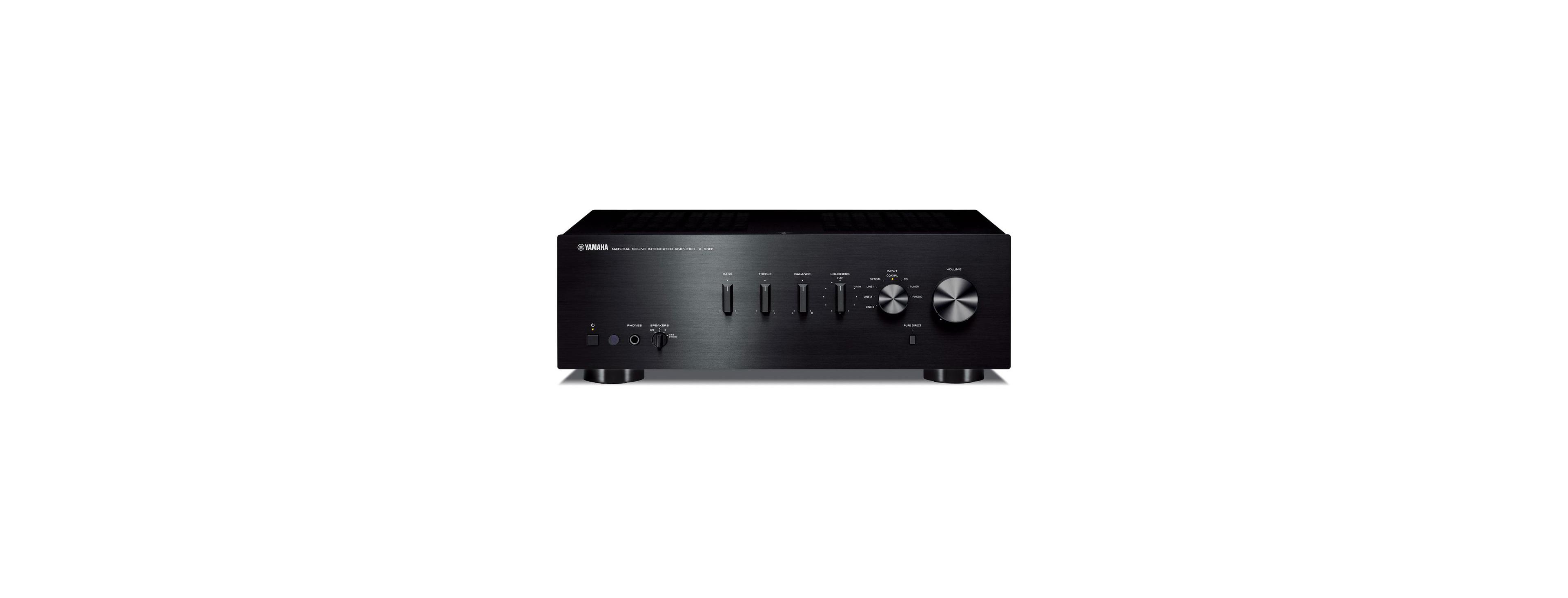 Yamaha A-S301 Integrated Amplifier (Black)