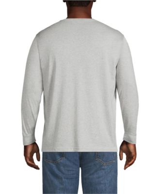 Men's Big and Tall Super-T Long Sleeve Henley T-Shirt