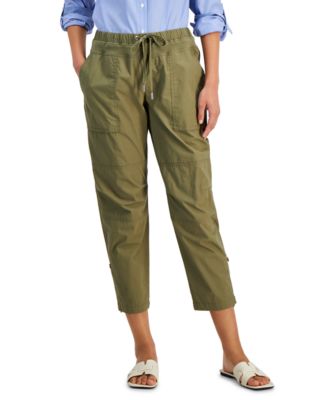 Nautica Jeans - Women's Cotton Roll-Tab Utility Pants