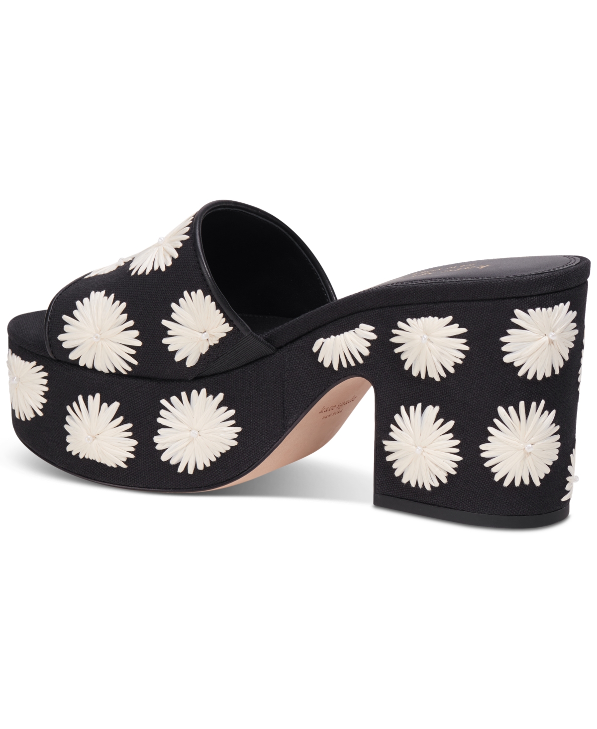 Shop Kate Spade Women's Ibiza Slip-on Platform Wedge Sandals In Pom Pom Foral