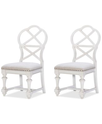 Mandeville 2 Piece X-Back Dining Chair Set