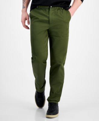 CRWTH - Men's Regular-Fit Asymmetrical Pieced Chino Pants