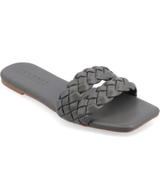 Women's Sawyerr Wide Width Braided Square Toe Sandals