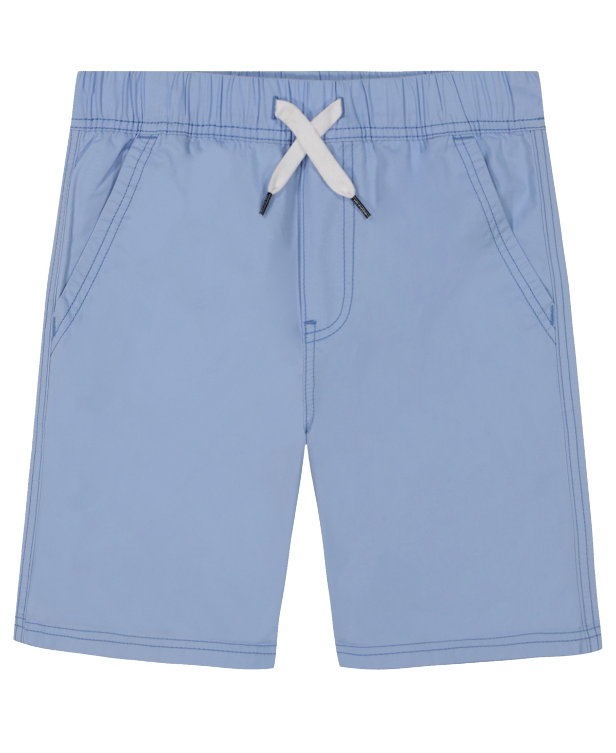Shop Tommy Hilfiger Big Boys Pull-on Shorts In Chambray Blue