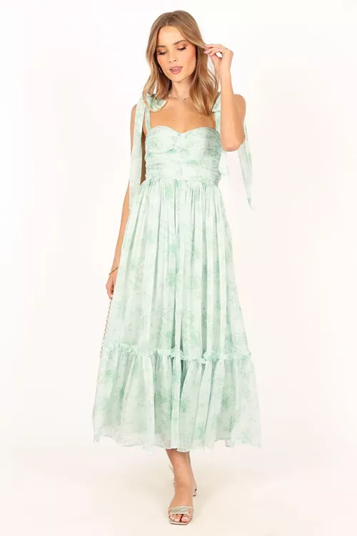women's floret midi dress