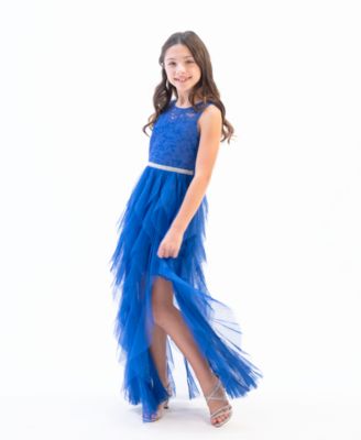 red drop waist dress On A Whim Strapless Dropped Sherri Hill Brocade Bubble comfy Size:XXS - 0(US) - 4(UK)