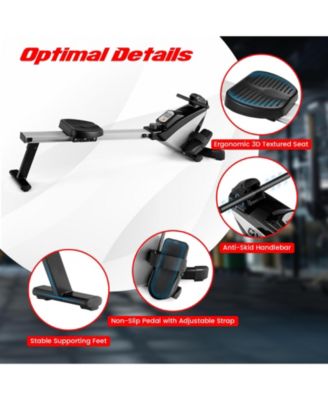 Black Adjustable Oxygen Resistance of Folding Magnetic Rowing