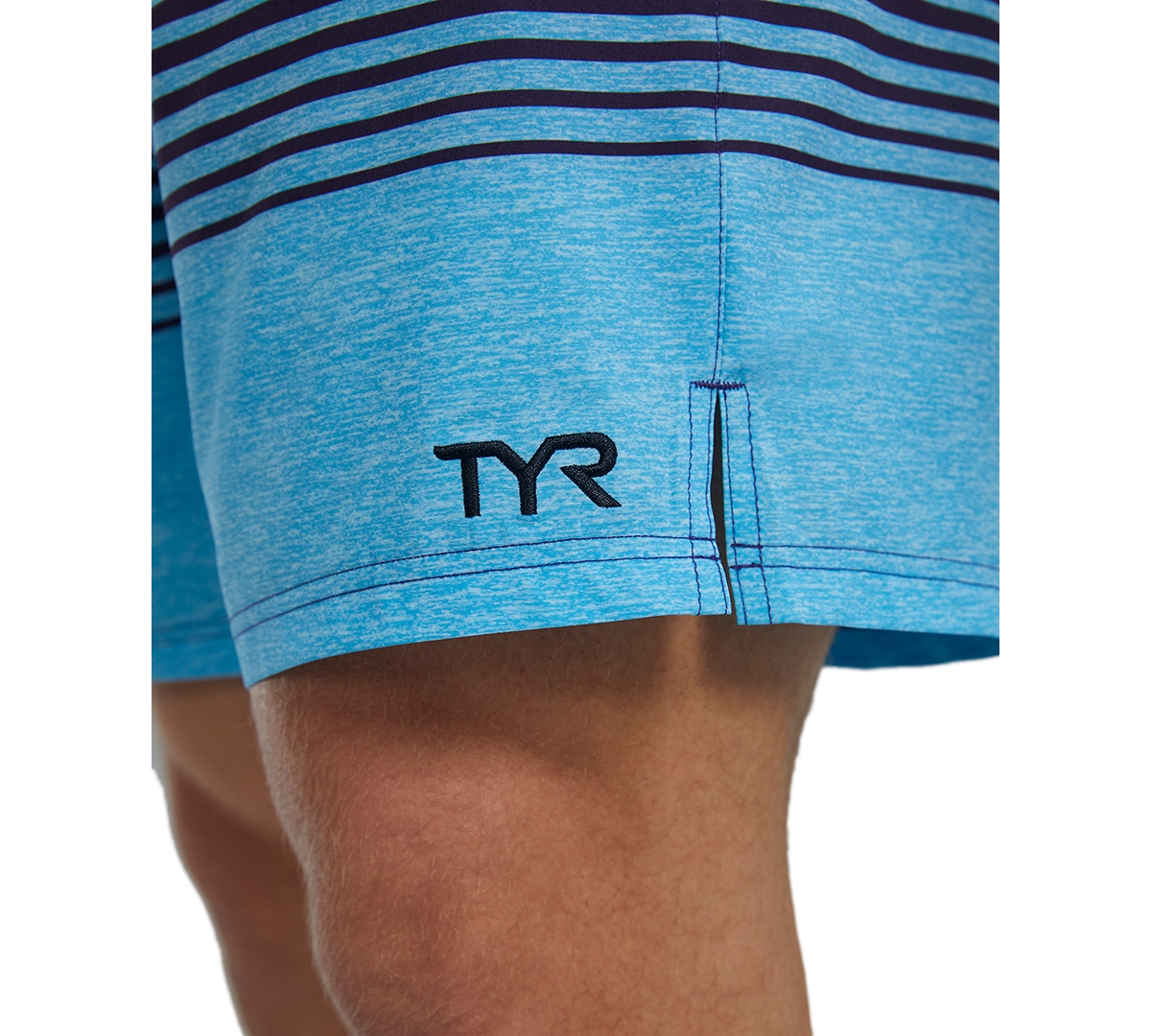 Shop Tyr Men's Skua Color Block Performance 7" Volley Shorts In Blue,black