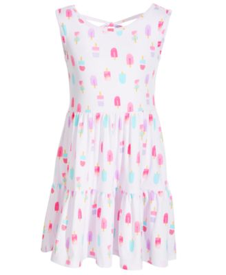 Epic Threads - Toddler & Little Girls Popsicle-Print Skater Tank Dress