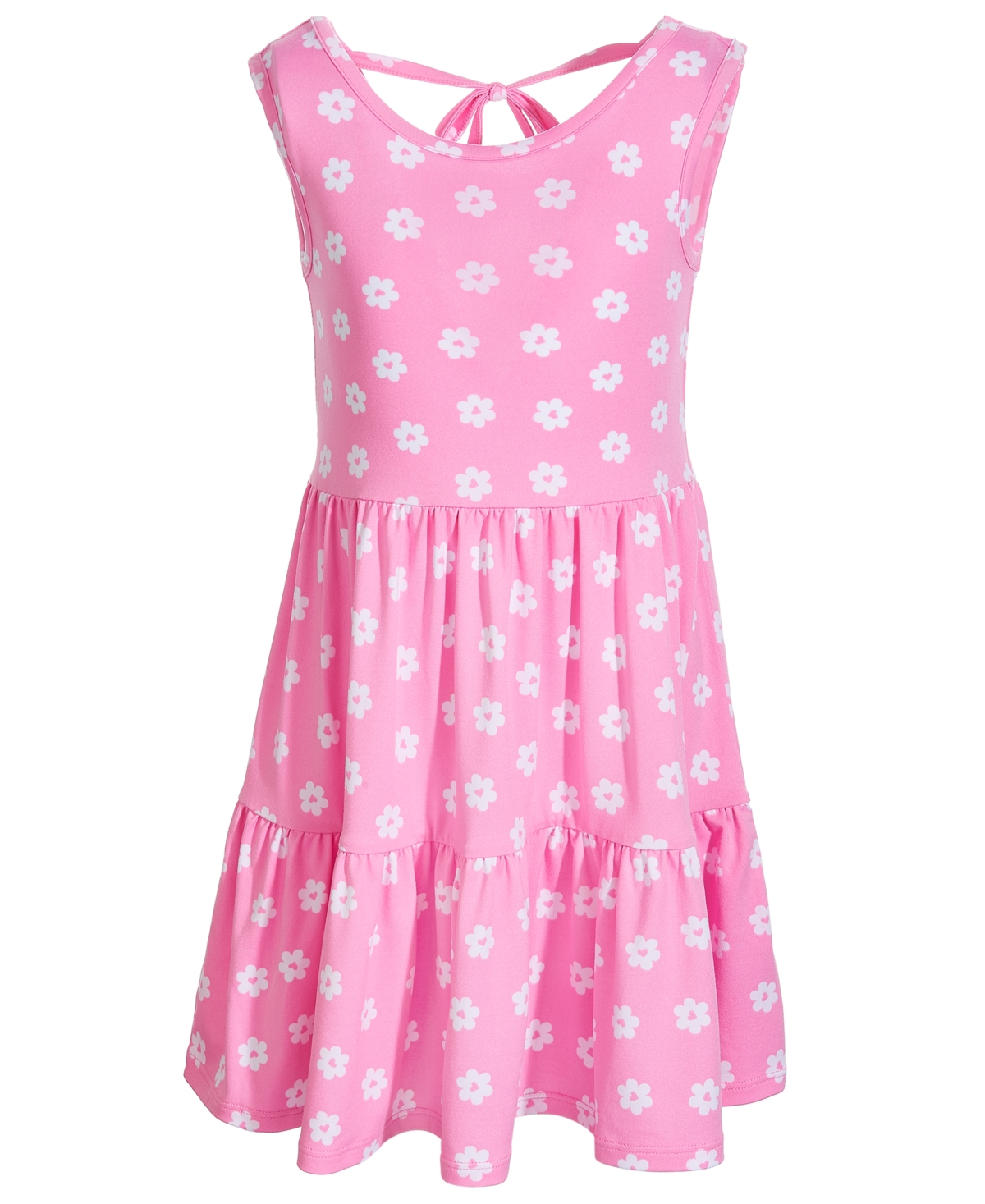 Shop Epic Threads Toddler & Little Girls Love Flower Printed Tank Dress, Created For Macy's In Juicy Pink
