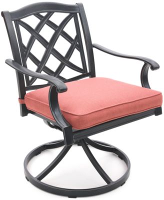 Wythburn Mix and Match Lattice Outdoor Swivel Chair, Created for Macy's