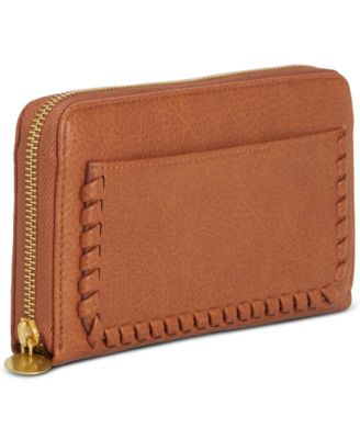 Whip-Stitch Zip Wallet