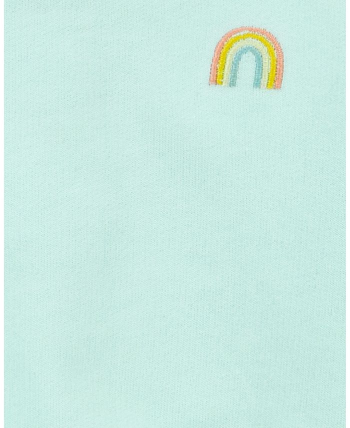 Kids sweatshirt and short in rainbow blooms main image 0
