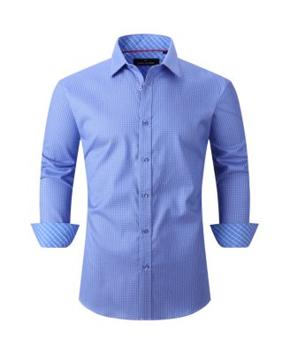 Men's Small Check Dress Shirt