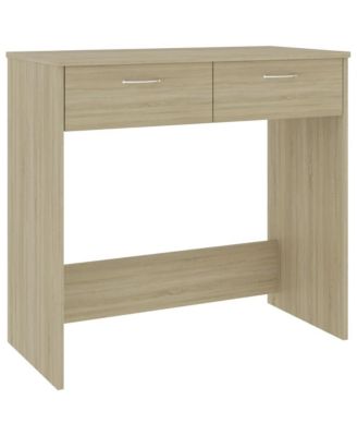 Desk Sonoma Oak 31.5"x15.7"x29.5" Engineered Wood