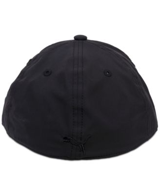 Men's Alloy Solid Color Cat Logo Stretch Fit Cap