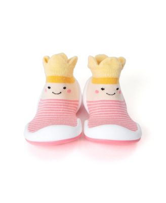 Infant Girl Breathable Washable Non-Slip Sock Shoes Crown Princess