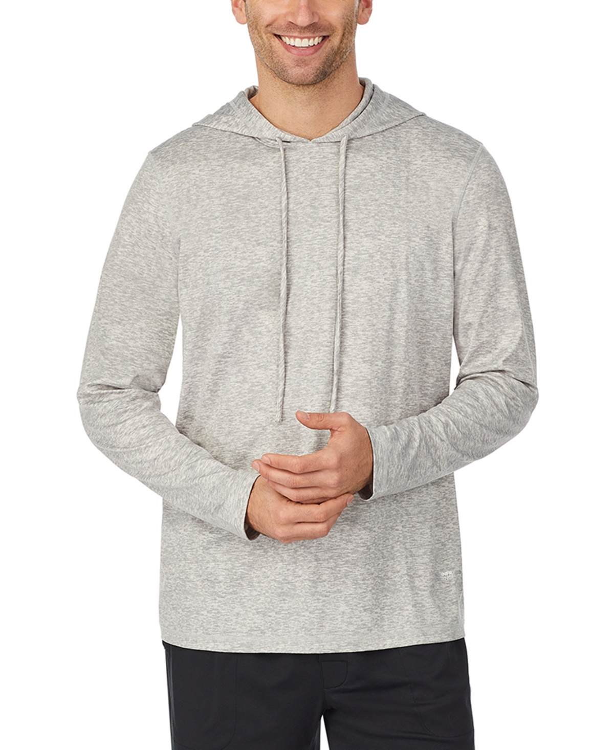 Men's Far-Infrared Enhance Sleep Hooded Sweatshirt - Black