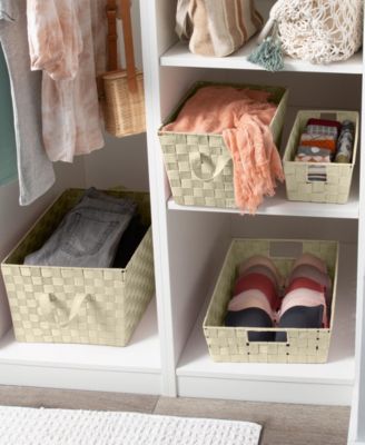 Simplify 2 Pack Storage Shelf Tote