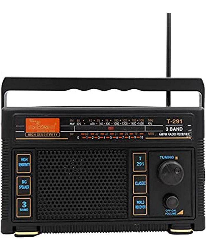 5 Core Portable Radio AM/FM Classic Vintage Battery Operated Radio ...