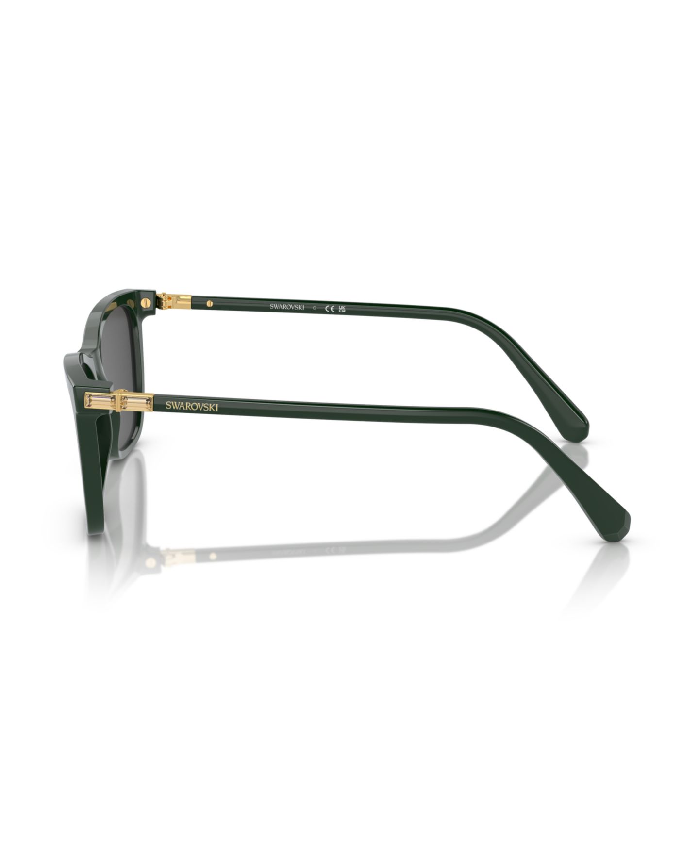 Женские солнцезащитные очки Swarovski Sunglasses SK6004, цвет: Зелёный изумрудный — фото 3