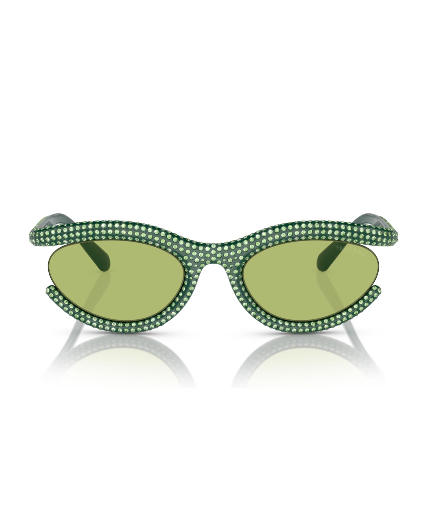 Женские солнцезащитные очки Swarovski Sunglasses SK6006, цвет: Светлый зелёный — фото 2