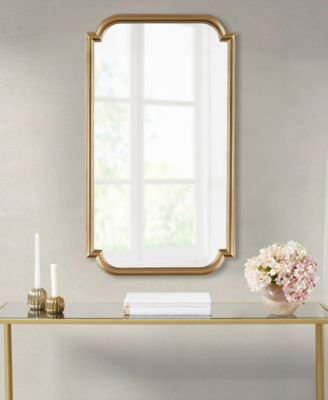 Adelaide Gold-Tone Scalloped Wood Wall Mirror