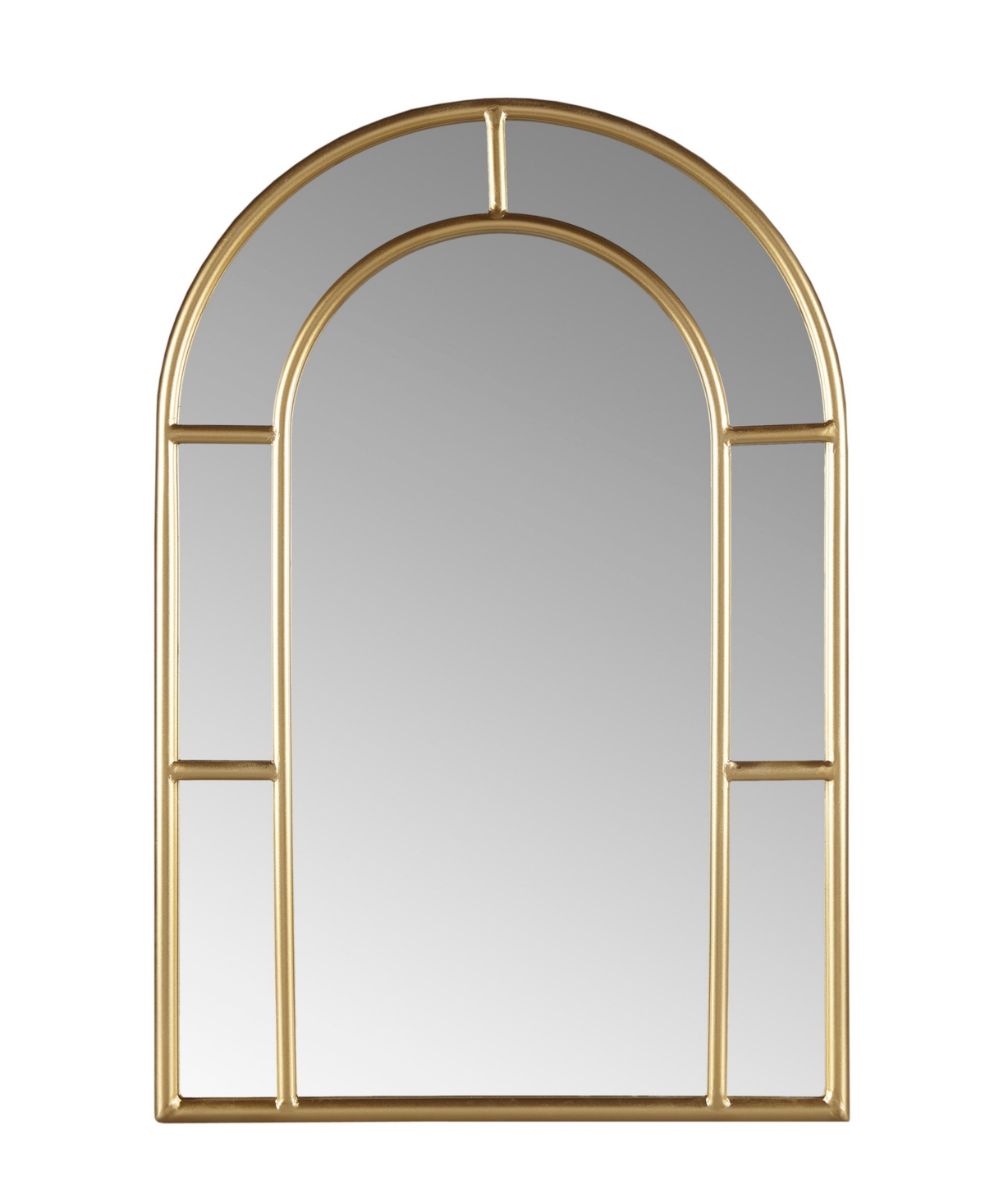 Regina Arched Wall Mirror - Gold