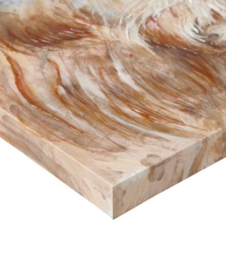 Windswept Hand Embellished Highland Bull Canvas Wall Art