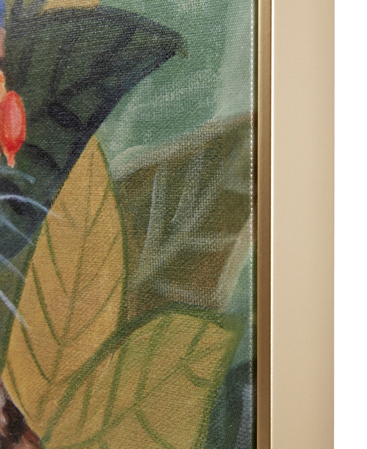 Madison Park Pet Portrait Bohemian Cat In Forest Framed Canvas Wall Art In Open Misce