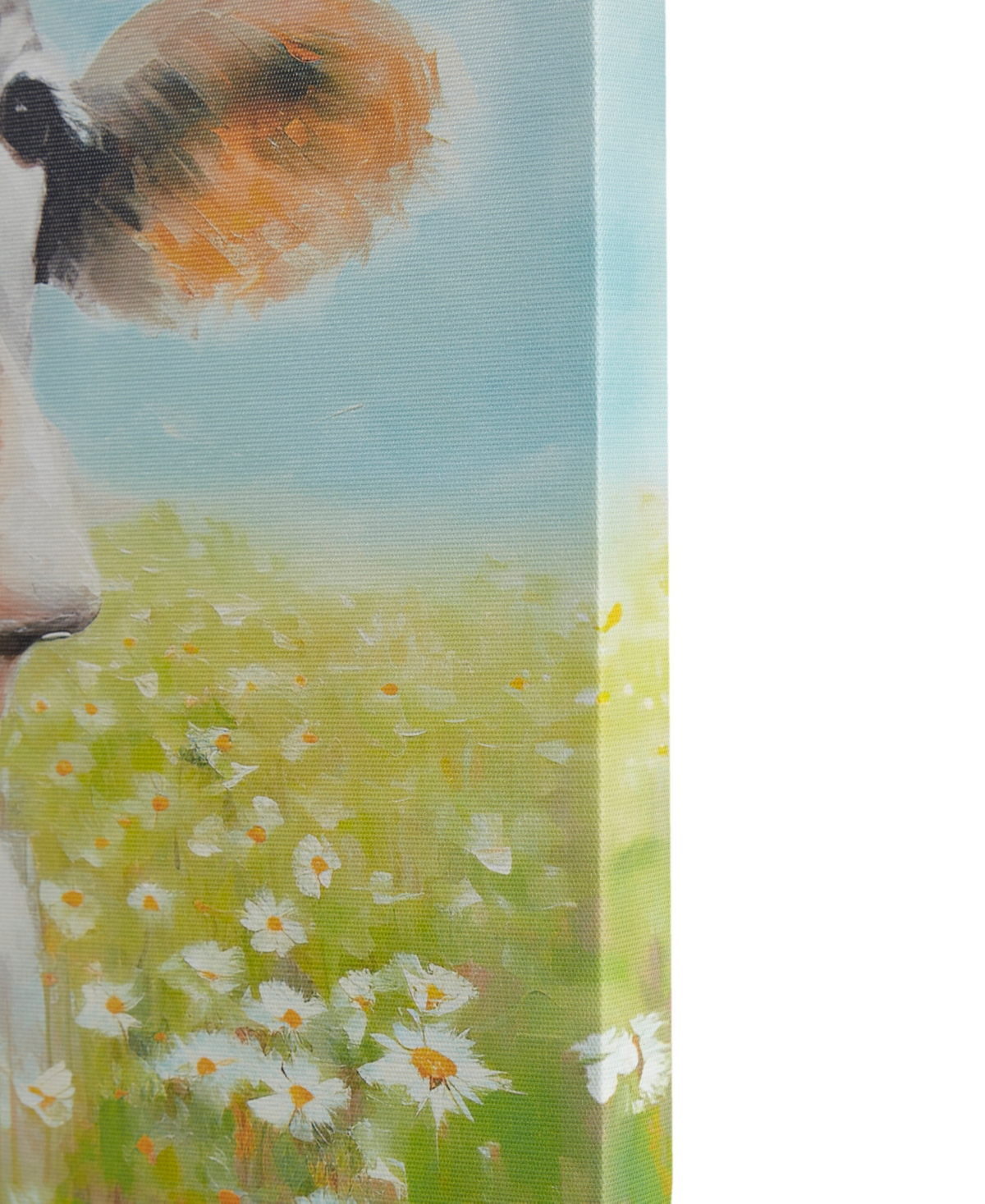 Madison Park Sunshine Animals Cow Canvas Wall Art In Medium Gre