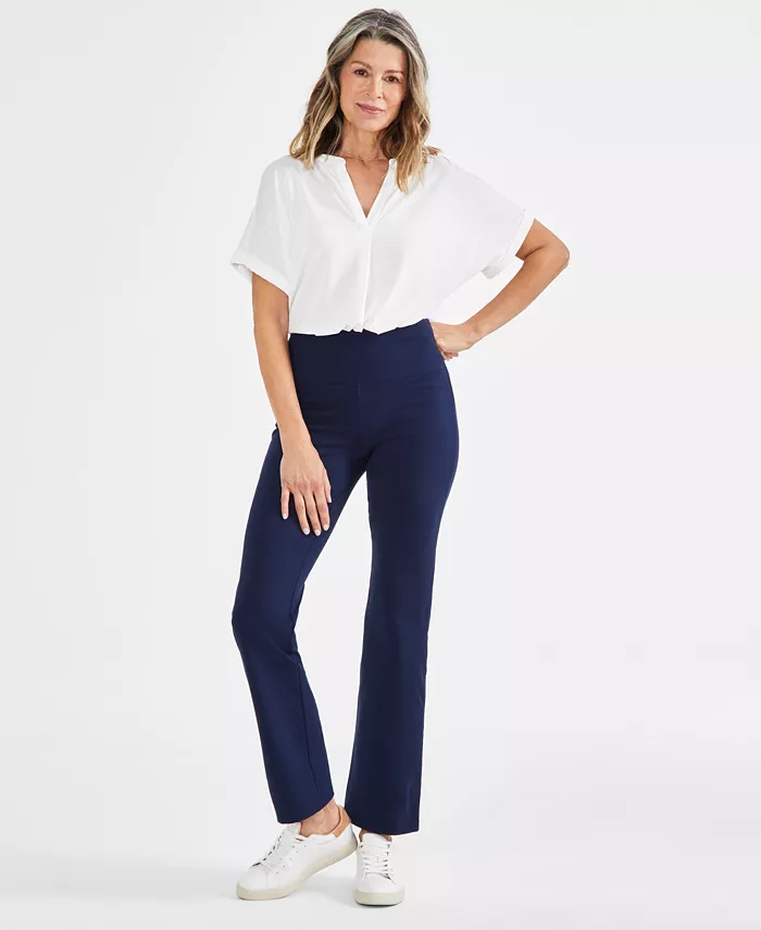 Petite High-Rise Bootcut Leggings