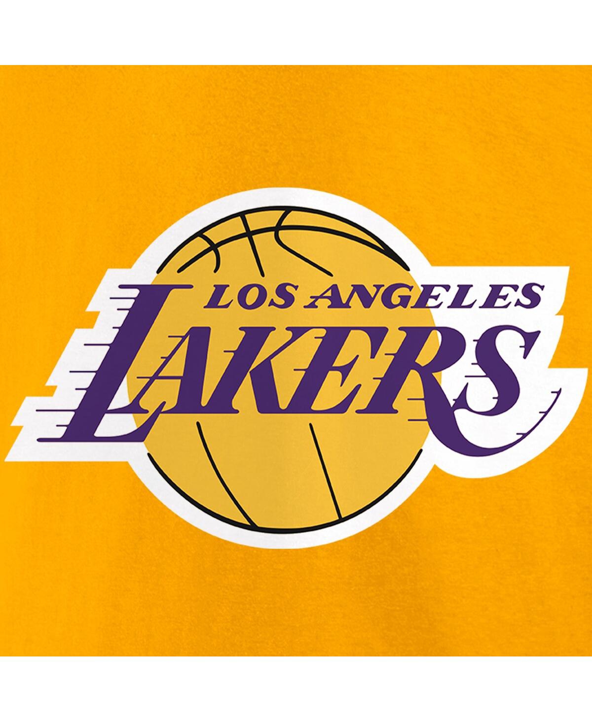 Men's Fanatics LeBron JamesLos Angeles Lakers Playmaker Name and Number T-shirt - Gold