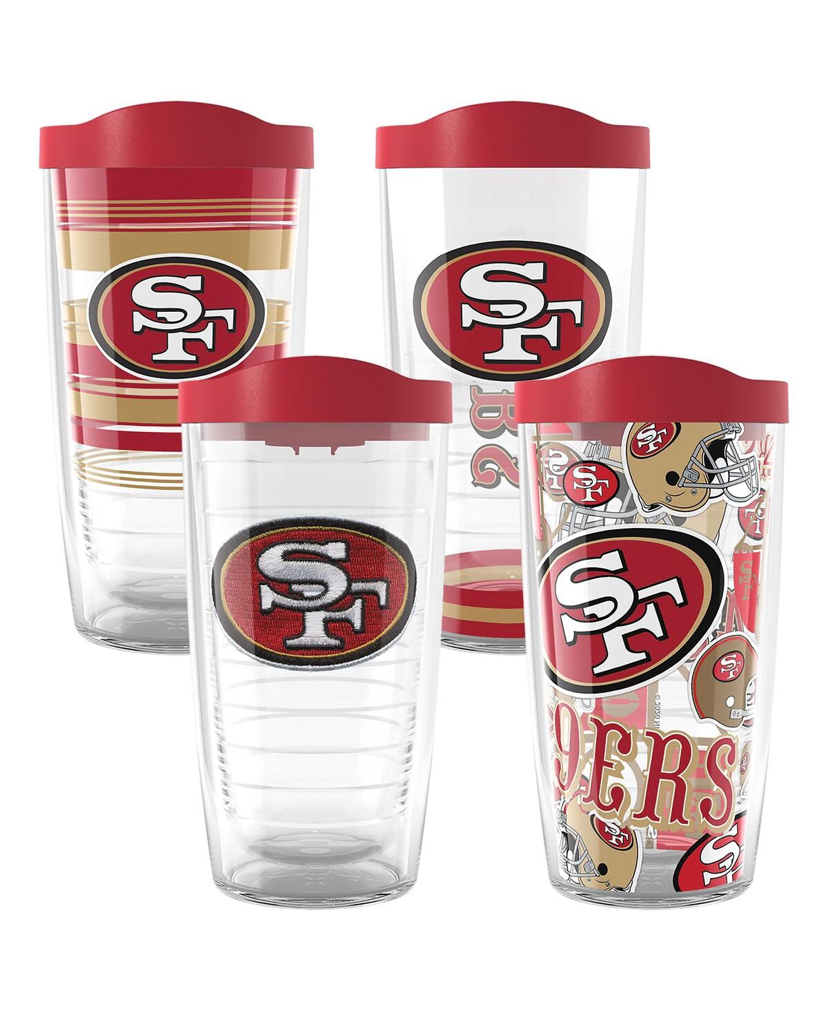 Tervis Tumbler San Francisco 49ers Four-pack 16 oz Classic Tumbler Set In Red