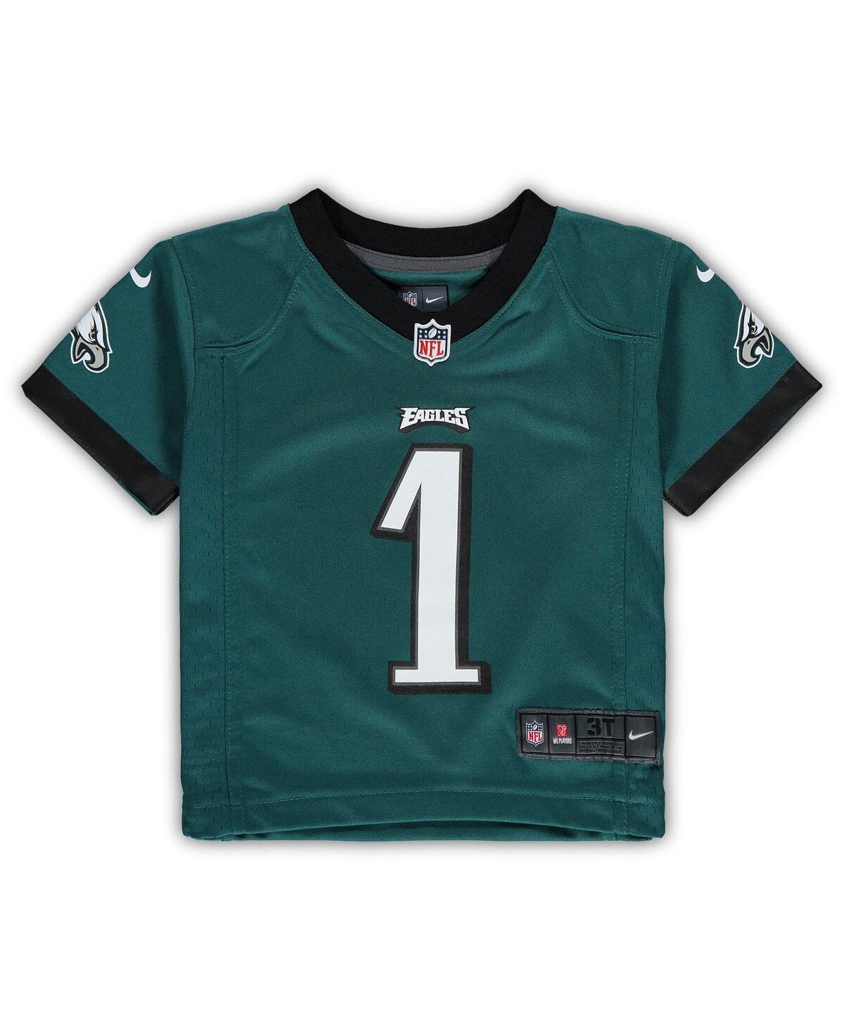 Toddler Boys and Girls Nike Jalen Hurts Green Philadelphia Eagles Game Jersey