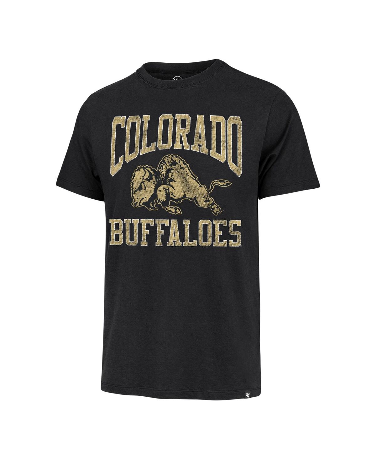 Shop 47 Brand Men's ' Black Distressed Colorado Buffaloes Big Ups Buffaloes Franklin T-shirt