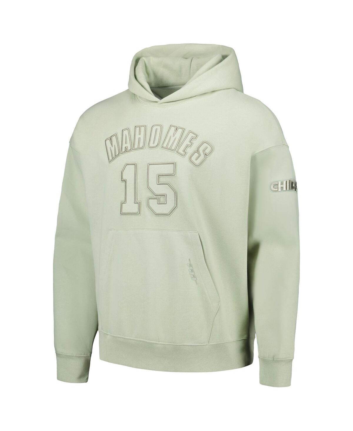 Men's Pro Standard Patrick MahomesKansas City Chiefs Player Name and Number Pullover Hoodie - Light Green