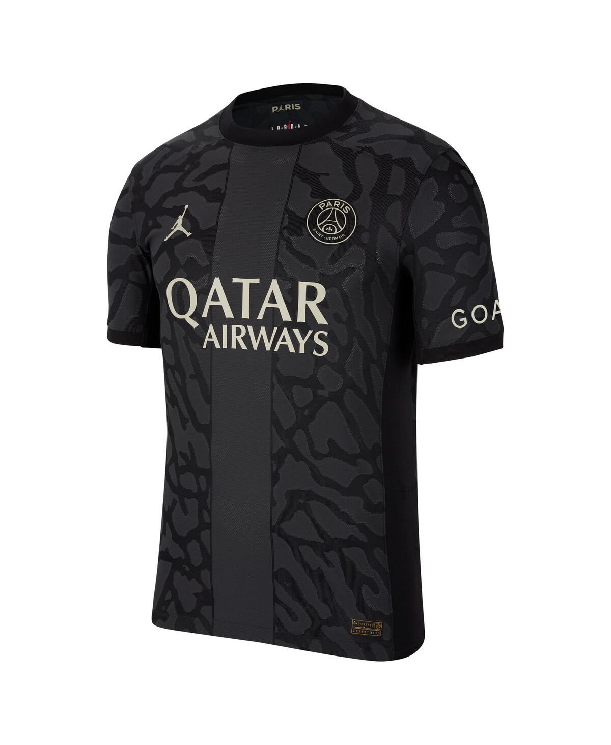 Men's JordanParis Saint-Germain 2023/24 Third Match Authentic Jersey - Anthracite