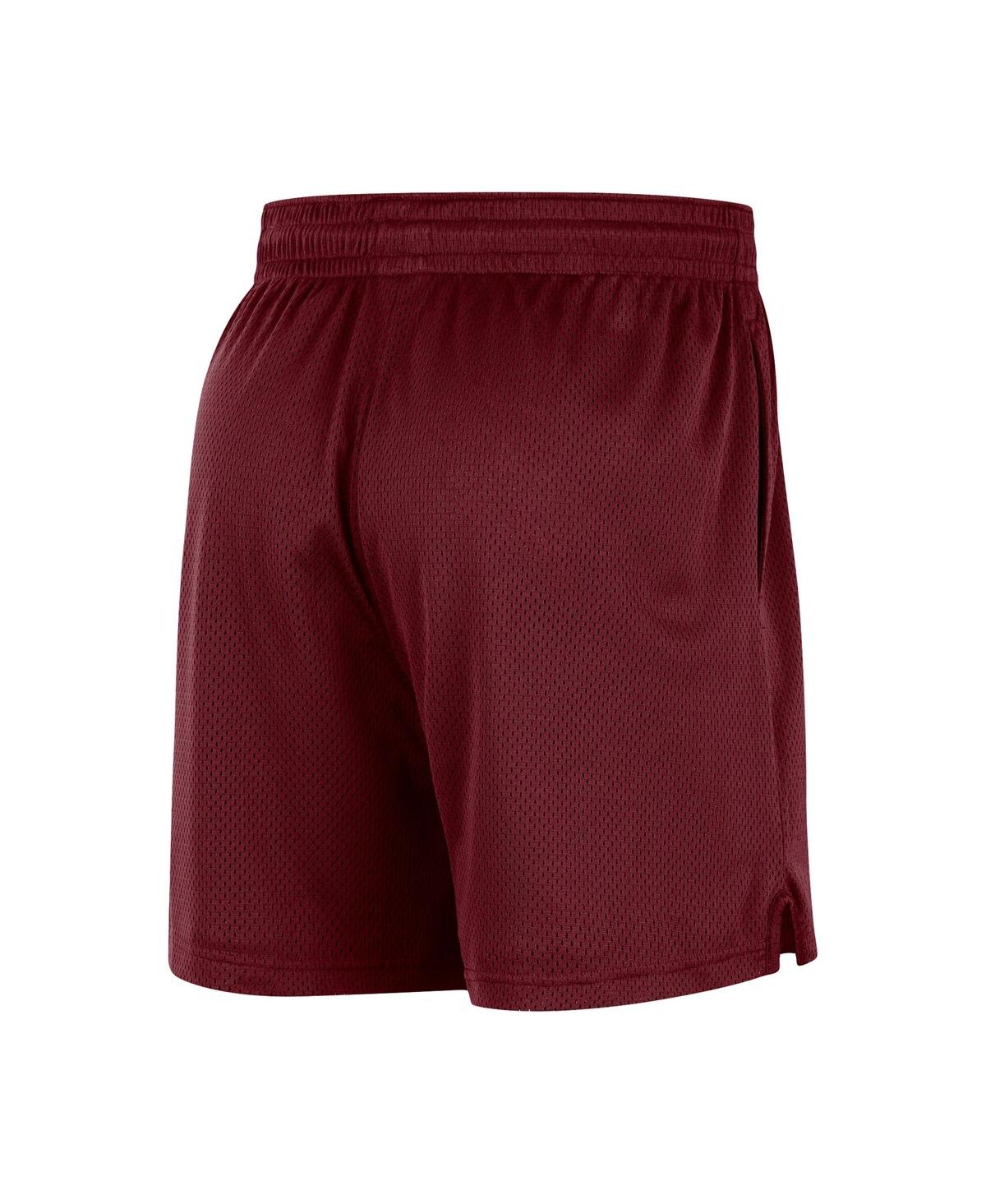 Shop Nike Men's And Women's  Wine Cleveland Cavaliers Warm Up Performance Practice Shorts