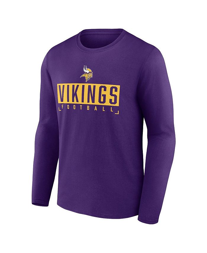 Fanatics Men's Purple Minnesota Vikings Big and Tall Wordmark Long
