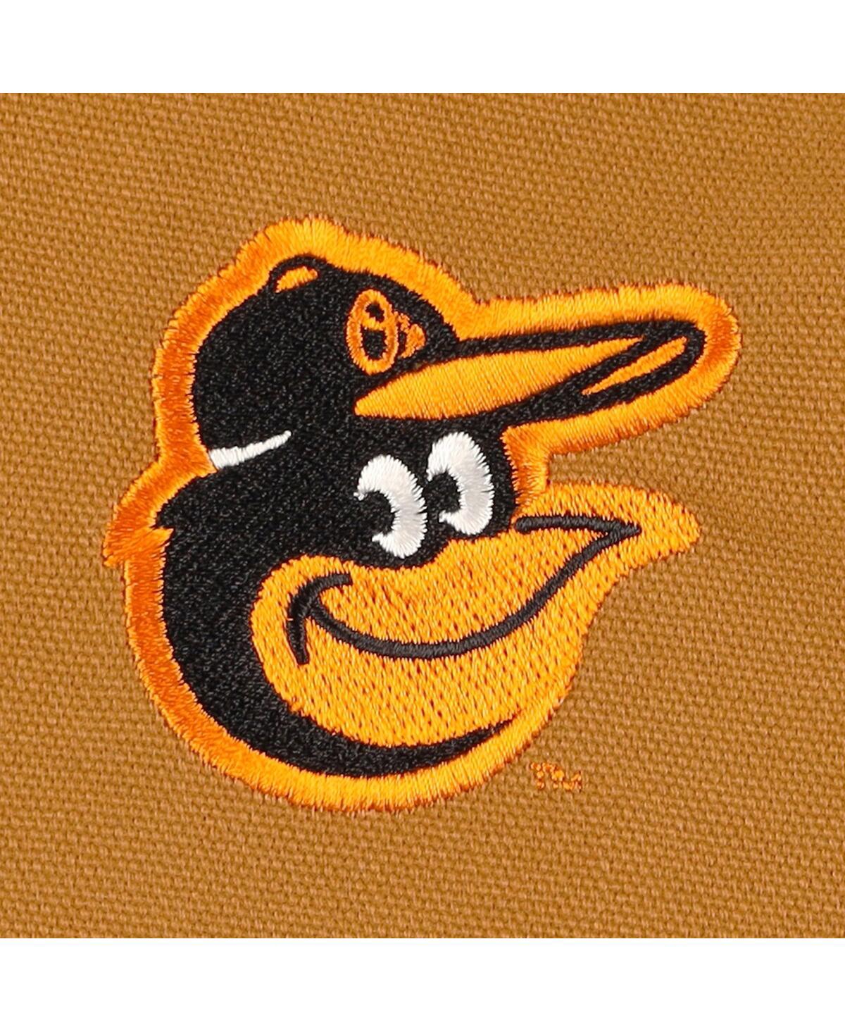 Men's DunbrookeBaltimore Orioles Dakota Work Full-Zip Hoodie Jacket - Brown