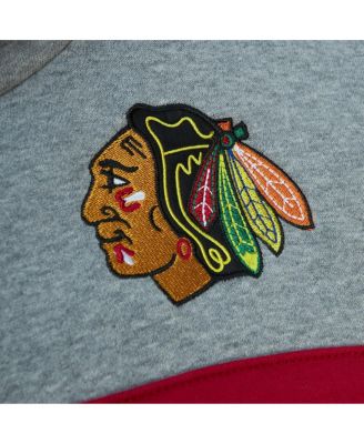 Men's Black, Gray Chicago Blackhawks Head Coach Pullover Hoodie
