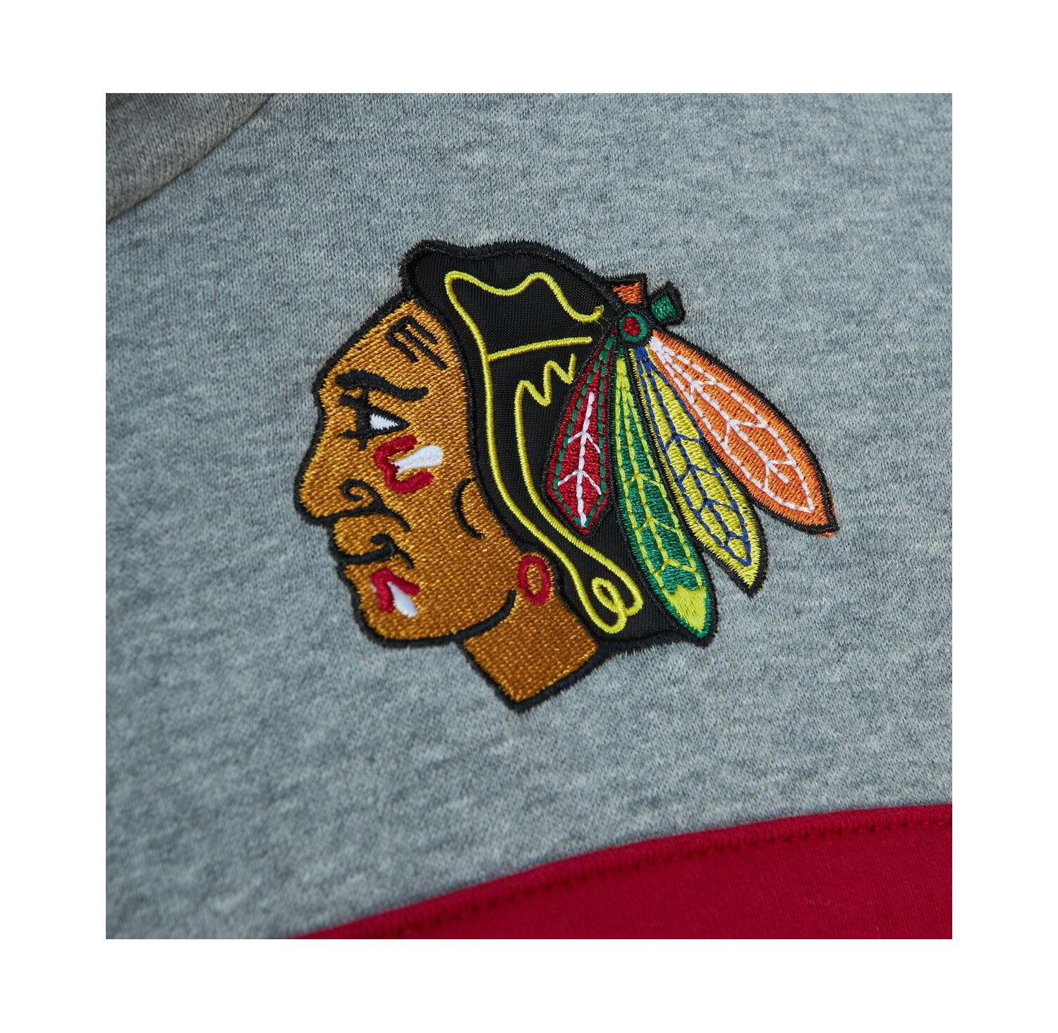 Men's Black, Gray Chicago Blackhawks Head Coach Pullover Hoodie