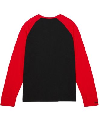 Men's Black Ohio State Buckeyes Legendary Slub Raglan Long Sleeve T-shirt