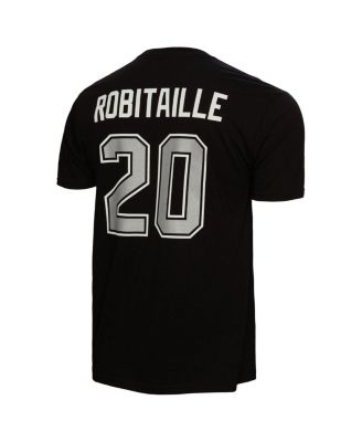 Men's Luc Robitaille Black Los Angeles Kings Name and Number T-shirt