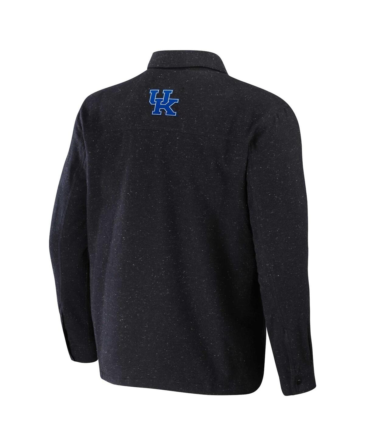 Fanatics Men's Darius Rucker Collection By  Heather Charcoal Kentucky Wildcats Sherpa-lined Full-snap In Heather Charcoal