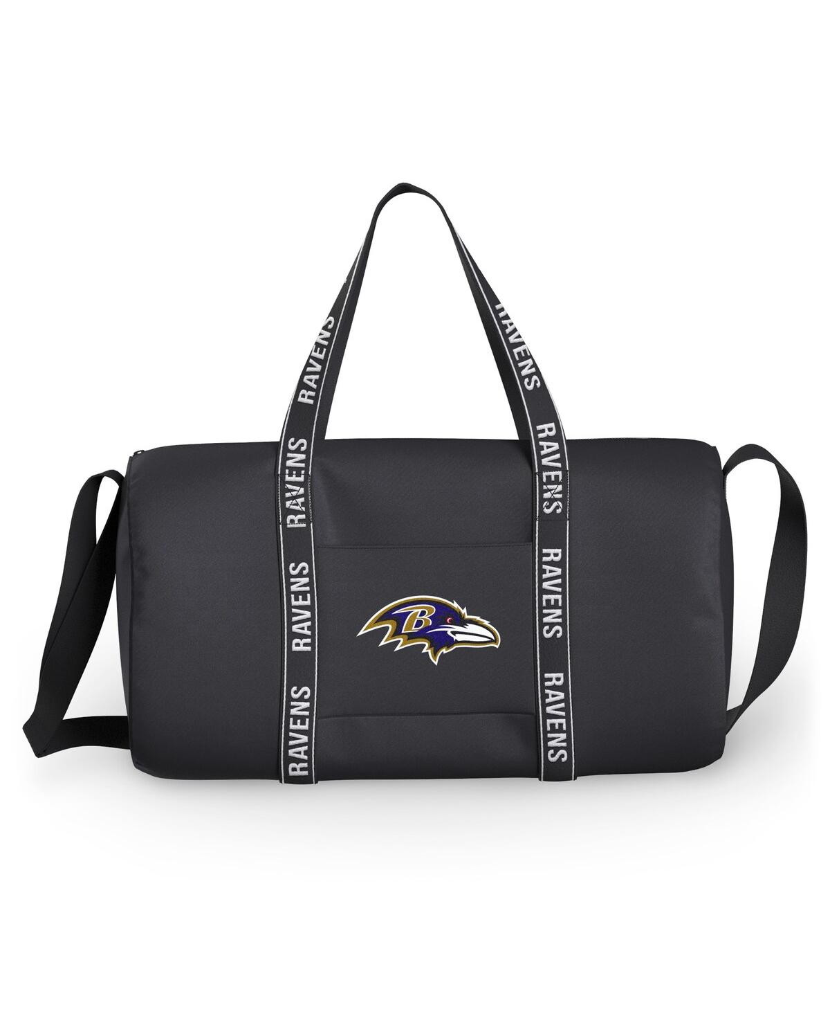 Men's and Women's Wear by Erin Andrews Baltimore Ravens Gym Duffle Bag - Black