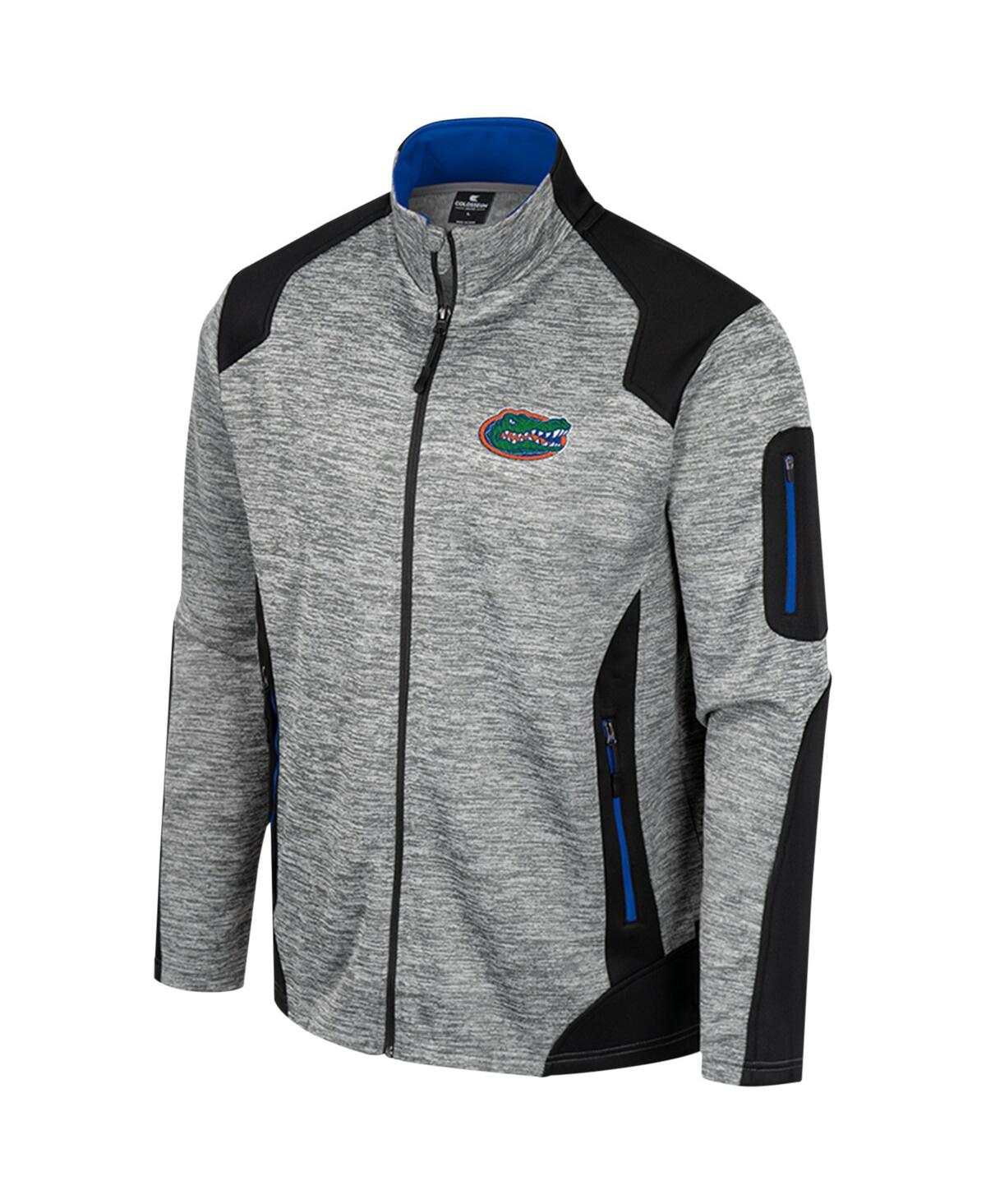 Shop Colosseum Men's  Gray Florida Gators Silberman Color Block Full-zip Jacket
