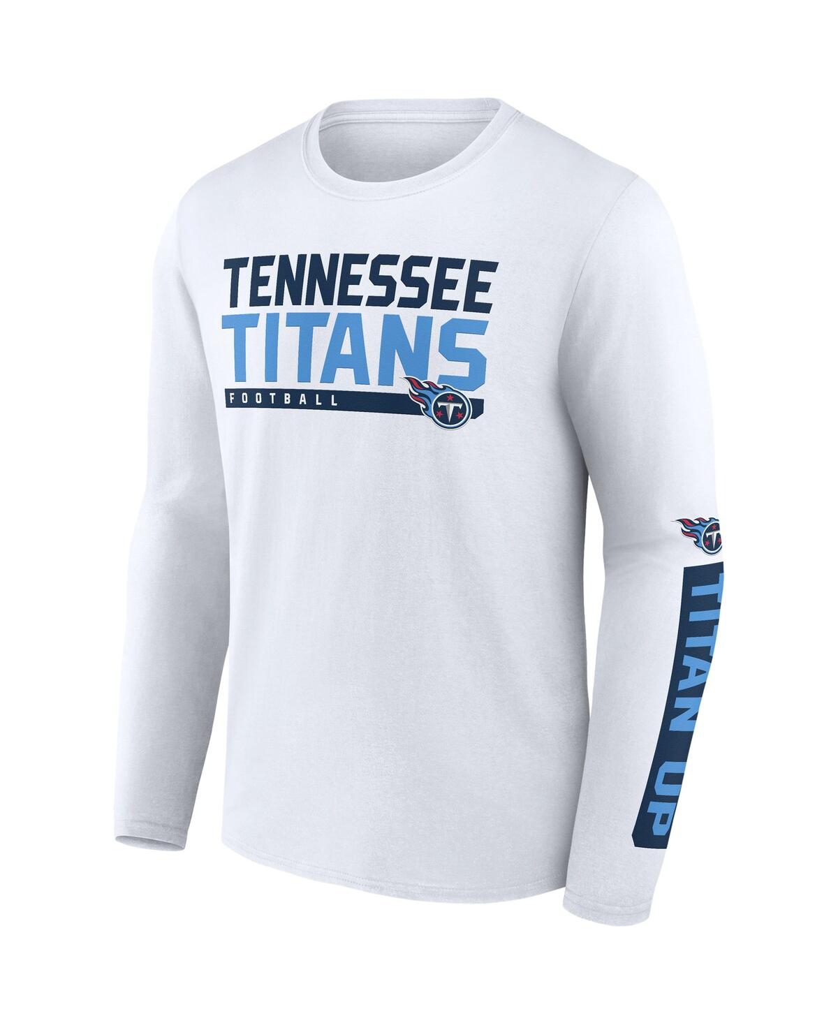 Men's Fanatics White Tennessee Titans Two-Pack 2023 Schedule T-shirt Combo Set - White