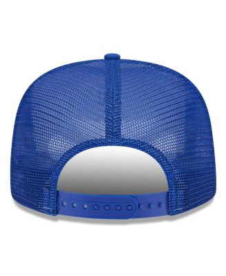 Men's White, Royal Buffalo Bills Gridiron Classics Banger 9FIFTY Trucker Snapback Hat